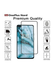 OnePlus Nord Tempered Glass Screen Protector, Black/Clear