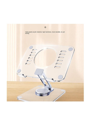 Gennext 360 Rotating Base Stand for 4-13.3 Inch Tablet Phone, White