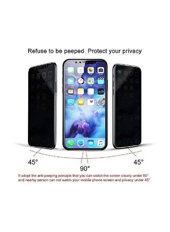 Apple iPhone X/XS 5D Privacy Screen Protector Tempered Glass, Clear