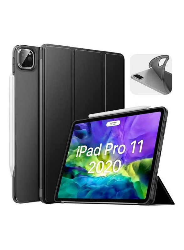 

ICS Apple iPad Pro Protective Table Phone Flip Case Cover, Black