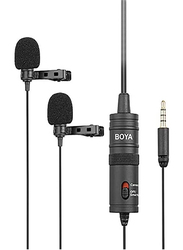 Boya BY-M1DM Omni-Directional Lavalier Microphone, LU-D5707, Black