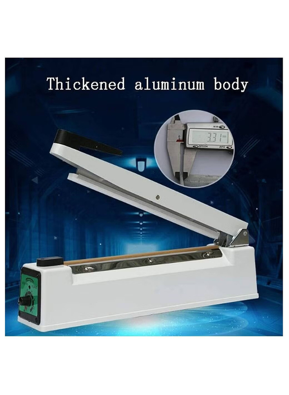 Heat Gun for Shrink Wrapping Aluminium Shell Printing & Sealing Machine, White