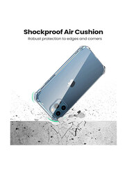 Apple iPhone 12 Pro Max Protective Silicone Mobile Phone Back Case Cover, Transparent