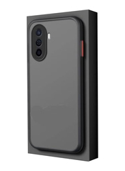 Huawei Nova Y70 Matte Shock Proof Back Mobile Phone Cover Case, Black