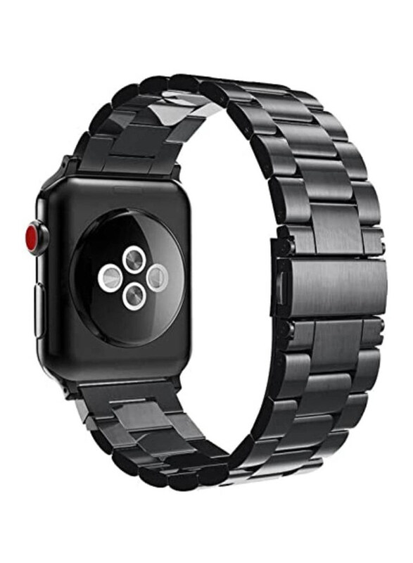

Generic Stainless Steel Band Strap for Apple Watch 42/44mm, Black