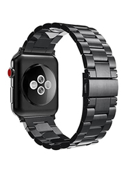 Stainless Steel Band Strap for Apple Watch 42/44mm, Black