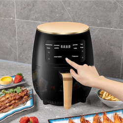 6L Crest Multifunctional Digital Touch Air Fryer, 2400W, Black