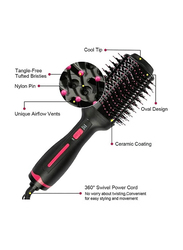 Arabest Professional One-Step Blow Dryer Brush for Styling and Frizz Control, Black