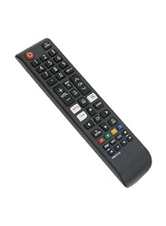 Replacement Remote Control for Samsung LED LCD Plasma 3D Smart TV, Black