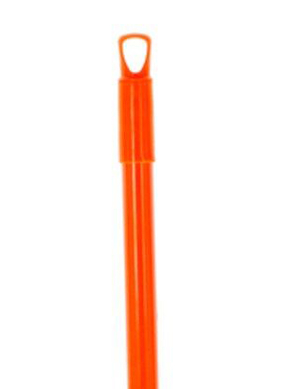 Delcasa Wide Head Looped Cotton Thread Mop Head with Long & Durable Handle Iron Pole & Hanging Loop for Cleaning Under Sofa & Bed Floor, Dc1167, Orange