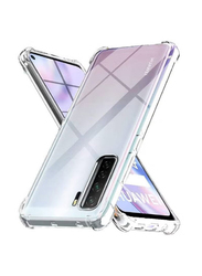 Huawei Nova 7 5G Reinforced Corners TPU Shock-Absorption Flexible Mobile Phone Case Cover, Clear