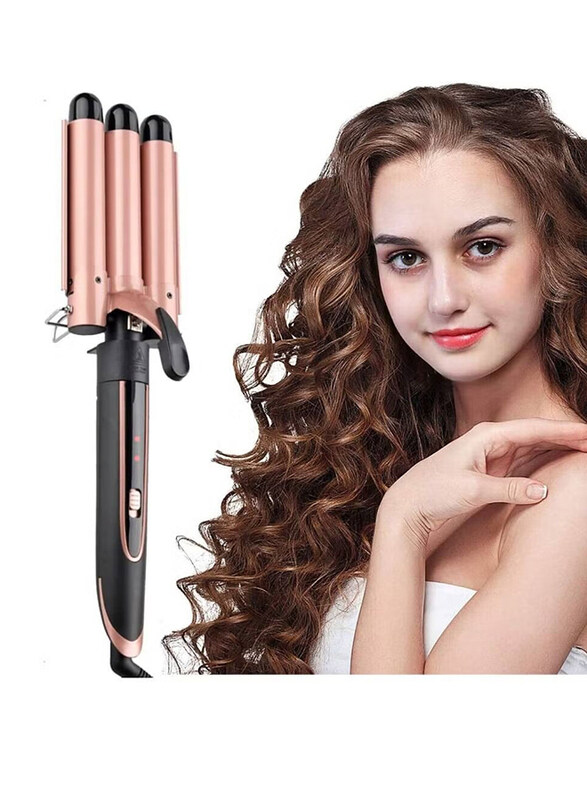 Arabest Double Anion Curling Iron, Rose Gold/Black