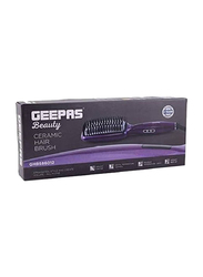 Geepas Ceramic High Quality Hair Dryer Brush, Purple