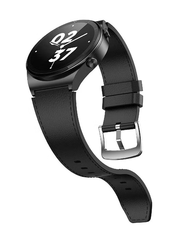 G-Tab GT3 Smart Watch with Bluetooth Calling Large Battery Heart Rate Sleep Blood Pressure, Black