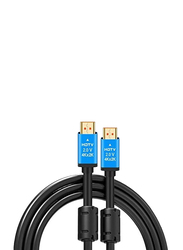 1.5-Meter 4K HDMI 2.0 Cable, High Speed 18Gbps HDMI to HDMI for Display Devices, Black/Blue