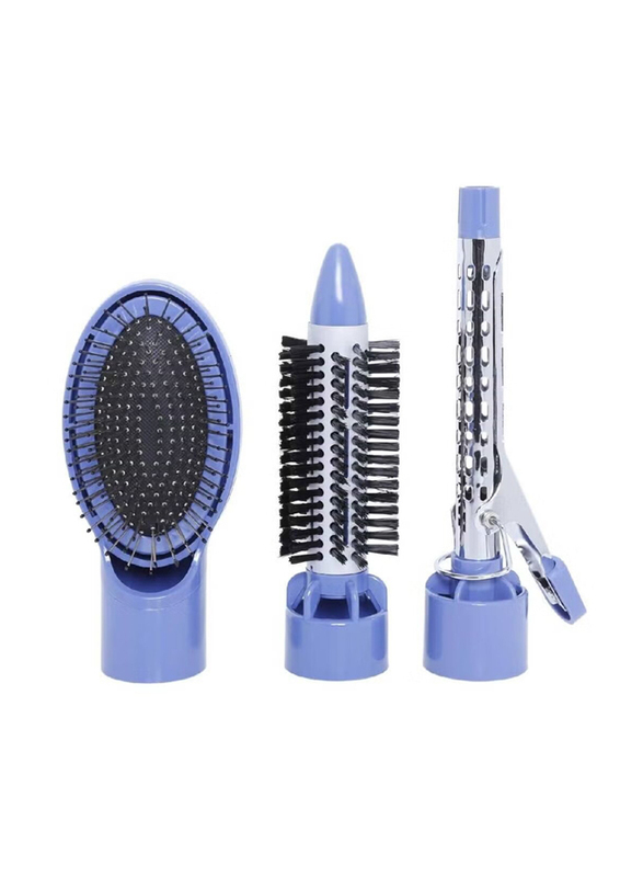 Geepas New Electric 8 in 1 Hair Styler and Blower, Blue