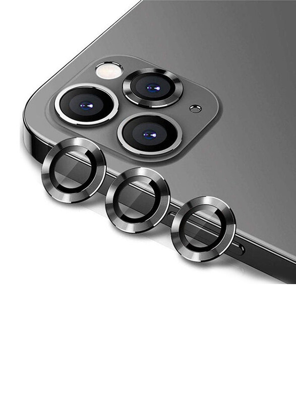 

Techshare Apple iPhone 12 Pro 3-Piece Camera Lens Protector, Black