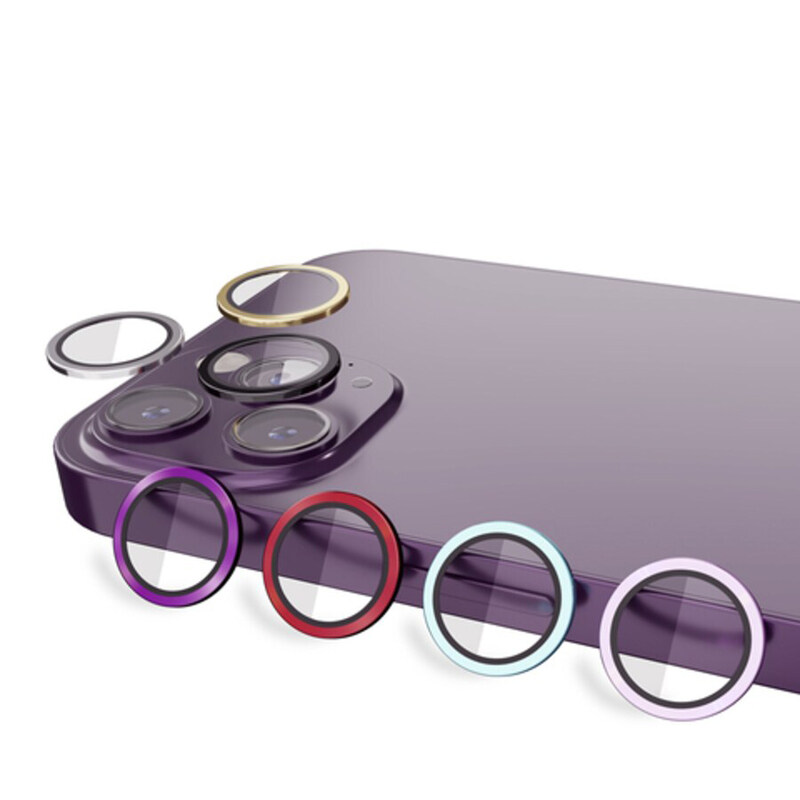 

Max & Max Apple iPhone 14 Pro/Pro Max Silver Camera Lens Protector, Assorted