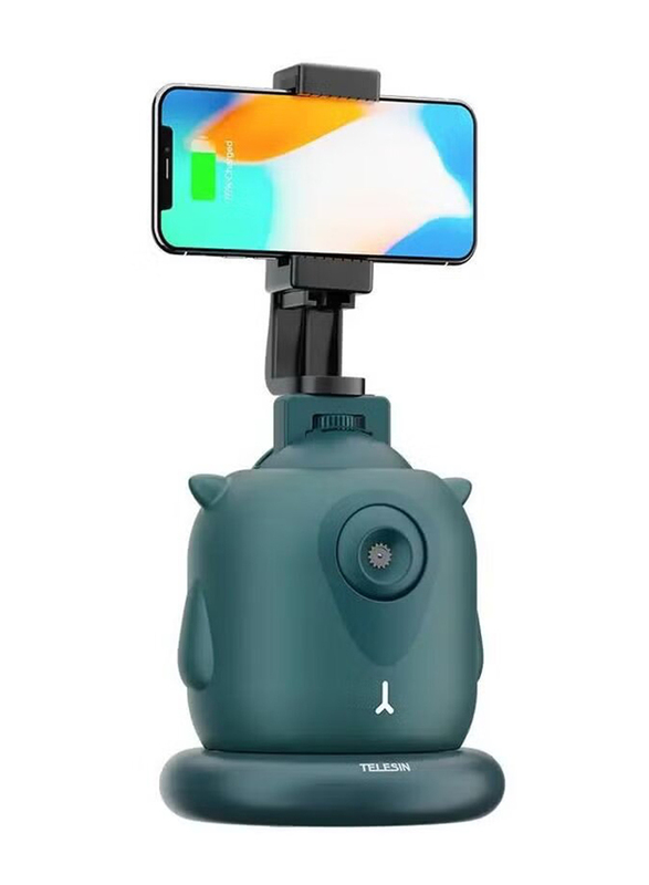 

NA Telesin Little Demon 360-Degrere Smart Tracking Camera/Phone Stand, Cyan