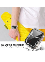 2-Pack TPU Anti Scratch Bumper Protector Smartwatch Case Cover for Apple iWatch 38mm/40mm, Clear