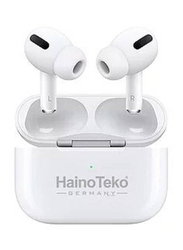 Haino Teko Germany Wireless Bluetooth In-Ear Earphones for Android & iOs, White