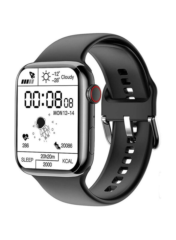

Blulory Fitness Tracker Touch Screen Smartwatch, Heart Rate, Blood Oxygen Monitor/Mione Sleep Monitor, Black