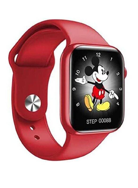 

Hyx HW16 Split Screen Smartwatch With Rotating Side Button Red