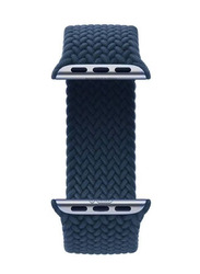 Braided Solo Loop Watch Band for Apple Watch Series 7 45mm, Blue