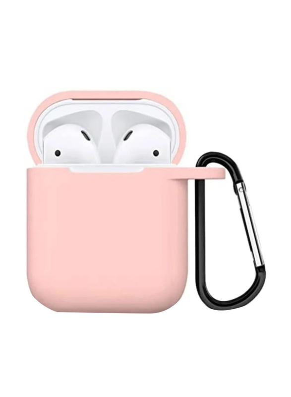 Apple AirPods 1/2 Soft Silicone Protective Case Cover, Pink