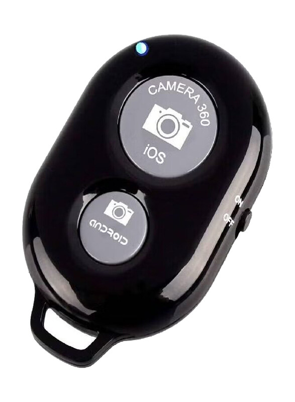 

Generic Bluetooth Remote Shutter for Apple iPhone, Android, Windows, Mobile Cameras, Black