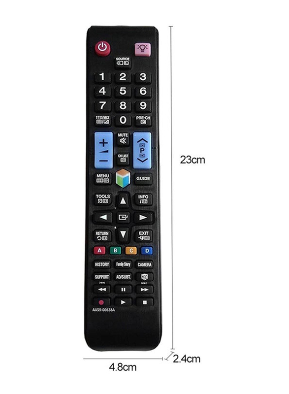 Universal Wireless TV Remote Control for Smart TV, Black