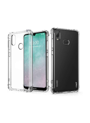 Huawei Y7 Pro 2019 Transparent Crystal Shockproof TPU Bumper Mobile Phone Case Cover, Clear