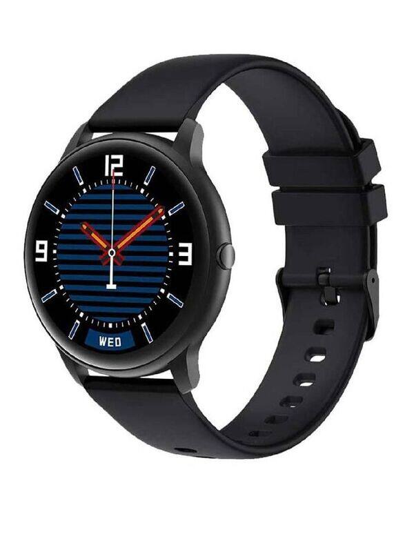 

Hyx New Bluetooth Call Business Casual / Heart Rate Monitor Smart Watch For IOS Android - Black