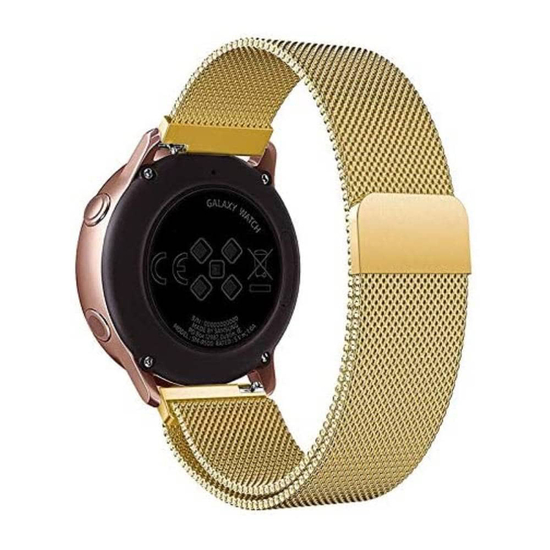 Replacement Stainless Steel Strap Band For Samsung Activ/Active 2 20mm, Gold
