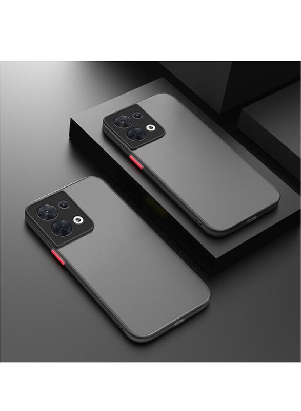 

CaseMe Oppo Reno8 Pro Protective Shockproof Mobile Phone Back Case Cover, Black