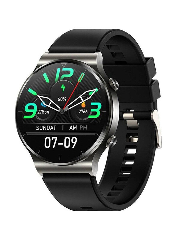

LW 46mm Smart Watch with Fitness Tracker, Black