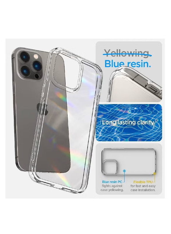 Apple iPhone 14 Pro Max Soft Silicone Shockproof Anti-Scratch Protective Mobile Phone Case Cover, Clear