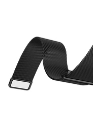 Replacement Mesh Loop Band Strap for Apple Watch 44mm, Black