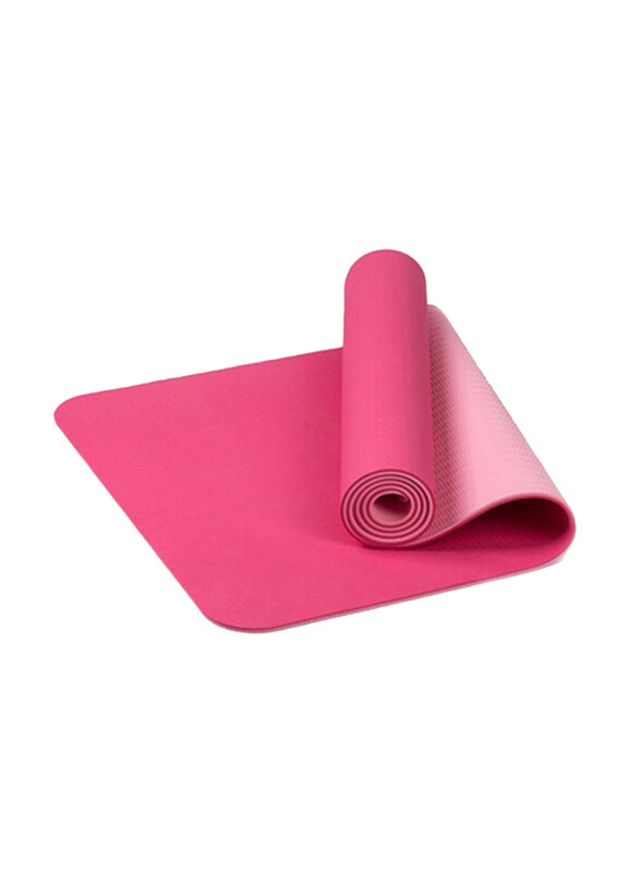 

Generic TPE Thick Exercise Non-Slip Yoga Mat, 6mm, Pink