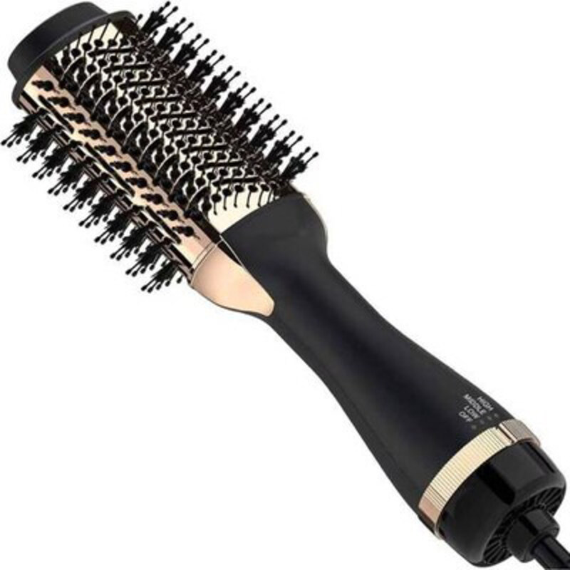 

Enzo One-Step Hair Dryer & Volumizer Hot Air Brush, Black