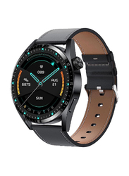 Haino Teko Germany Bluetooth Calling Stainless Steel Multi-Function Heart Rate Monitoring Smartwatch, C9, Black