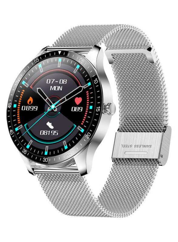 

Generic Senbono Touch 1.28-inch Display Smartwatch, Silver