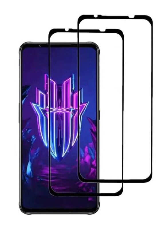 

Yopah ZTE Nubia Red Magic 7S 9H 5D Mobile Phone Tempered Glass Screen Protector, 2 Piece. Clear