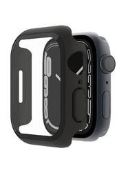 Soft Silicone Protector Case for Apple Watch Series 7 45mm, Black