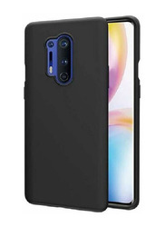 OnePlus 8 Pro Silicone Protective Mobile Phone Case Cover, Black