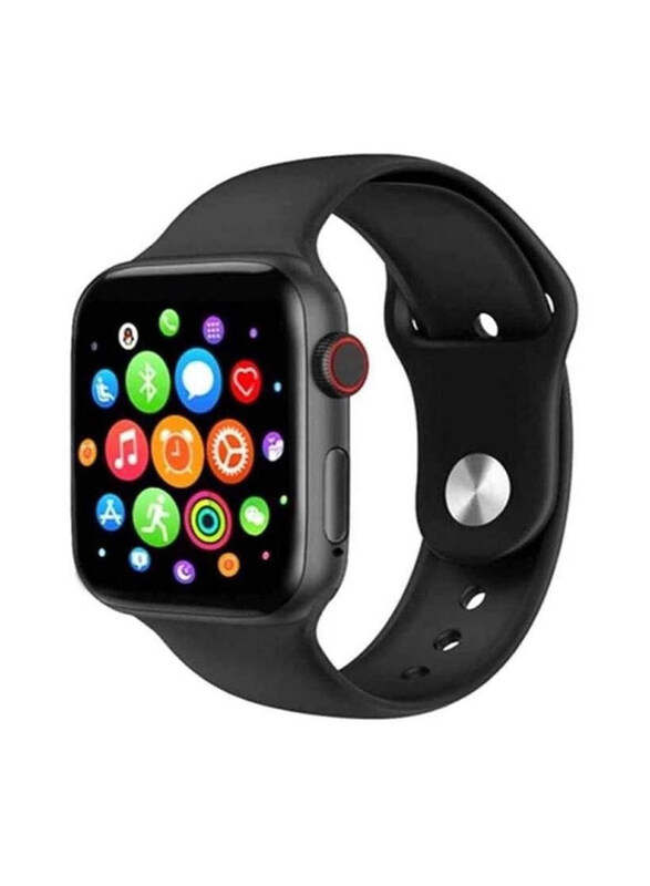 

Generic 44mm Waterproof Full Touch Screen Smartwatch, Black