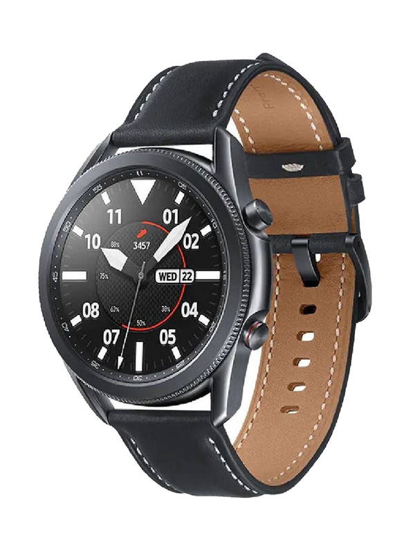 Genuine Leather Replacement Strap for Samsung Watch 3, Black