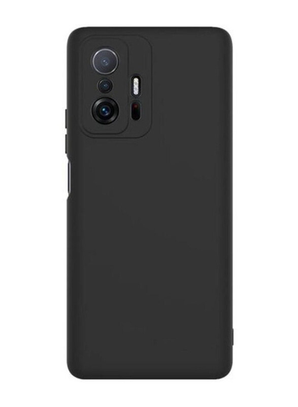 

Generic Xiaomi Mi 11T/11T Pro Silicone Protective Soft Back Mobile Phone Case Cover, Black