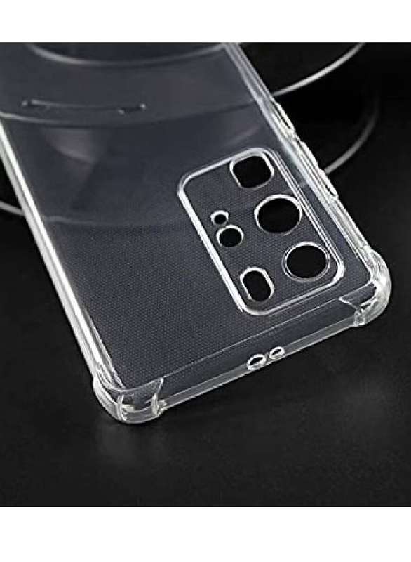 Huawei P40 Pro Crystal Clear Shockproof TPU Bumper Cell Mobile Phone Case Cover, Clear