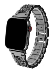 Stylish Replacement Band Strap for Apple Watch 38/40/41mm, Black